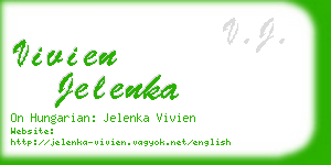 vivien jelenka business card